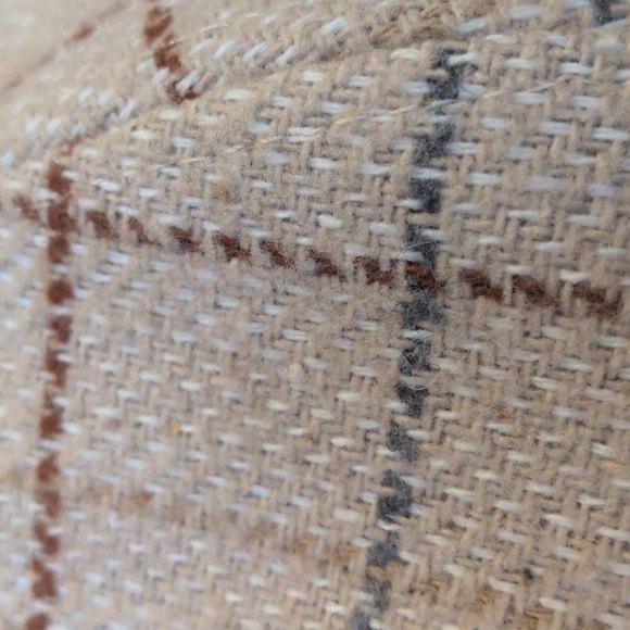 Anthropologie Beige Plaid "Tweed" Baseball Cap - Picture 9 of 10